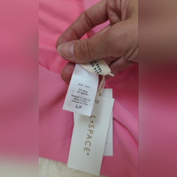 NWT L*Space The Perfect Pink Swimsuit - Picture 5 of 6
